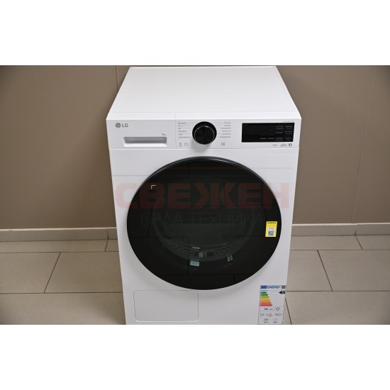 Сушилня LG RT90X7BA – 9 кг, термопомпа, енергиен клас A, AI Dry, Dual Inverter