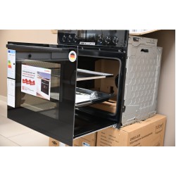 Комплект BOSCH HEB578BB4 с вагонно отваряне и индукционен плот NIF645CB5E