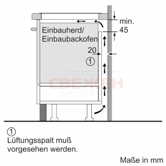 Комплект BOSCH HEB578BB4 с вагонно отваряне и индукционен плот NIF645CB5E