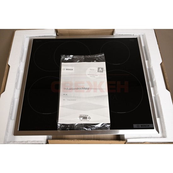 Комплект BOSCH HEB578BB4 с вагонно отваряне и индукционен плот NIF645CB5E