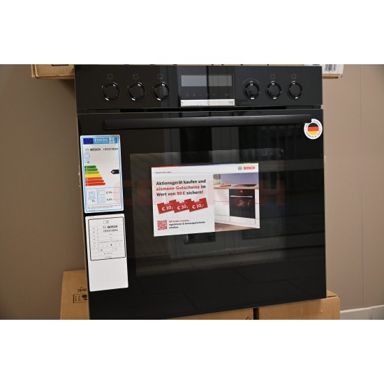 Комплект BOSCH HEB578BB4 с вагонно отваряне и индукционен плот NIF645CB5E