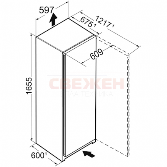 Фризер LIEBHERR FNd 5026 Plus NoFrost – 238 л, 36 dB и FrostProtect
