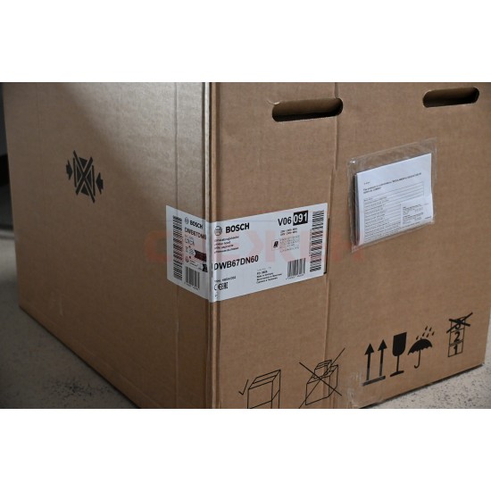 Стенен аспиратор BOSCH DWB67DN60 Serie 6 – 60 см, 699 m³/h, Home Connect и EcoSilence Drive