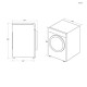 Сушилня HAIER HD90-A3Q397U1-S X Series 11 – 9 кг, термопомпа, I-Refresh Pro и Wi-Fi