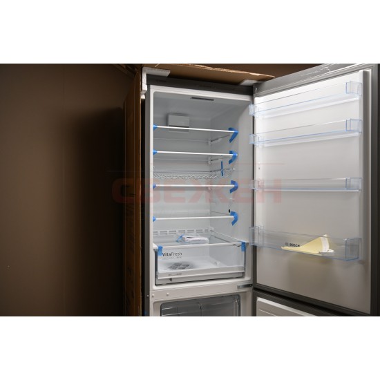Хладилник с фризер BOSCH KGV58VLEAS Serie 4 – 503 л, VitaFresh, 70 см, инокс