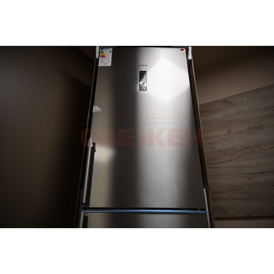 Хладилник с фризер SIEMENS KG49NAIBT iQ500 – 440 л, клас B, Total noFrost, hyperFresh, 70 см инокс