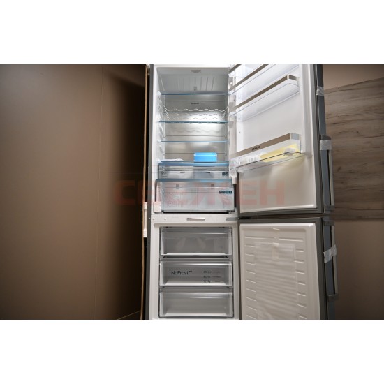 Хладилник с фризер SIEMENS KG49NAIBT iQ500 – 440 л, клас B, Total noFrost, hyperFresh, 70 см инокс