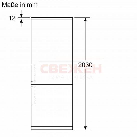Хладилник с фризер SIEMENS KG49NAIBT iQ500 – 440 л, клас B, Total noFrost, hyperFresh, 70 см инокс