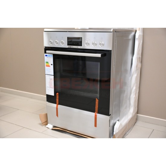 Свободностояща печка BOSCH HKS79U250 Serie 6 – пиролиза, телескопични водачи и 63 л фурна Свободностояща печка BOSCH HKS79U250 Serie 6 – пиролиза, телескопични водачи и 63 л фурна