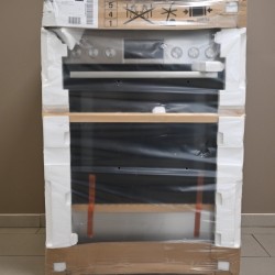 Свободностояща печка BOSCH HKS79U250 Serie 6 – пиролиза, телескопични водачи и 63 л фурна